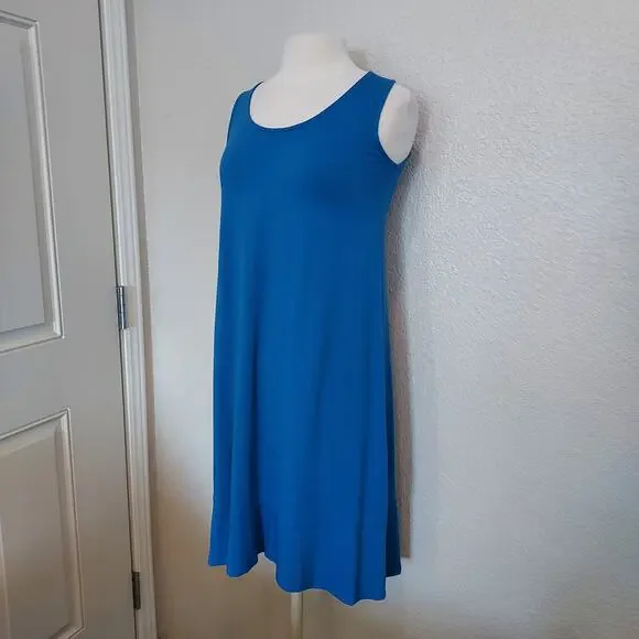 J. Jill Wearever Collection Royal Blue Sleeveless Dress Size XSP - Picture 6 of 10